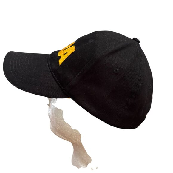 NRA‎ Black Baseball Cap Hat NWOT Adjustable Goldenrod Embroidered Front USA Flag - Picture 2 of 7
